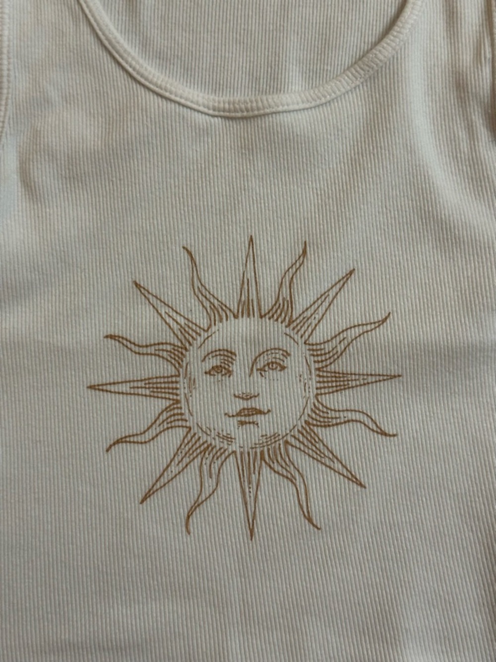 Truly Madly Deeply Sun Ribbed  Cropped Tank Top - Picture 4 of 8